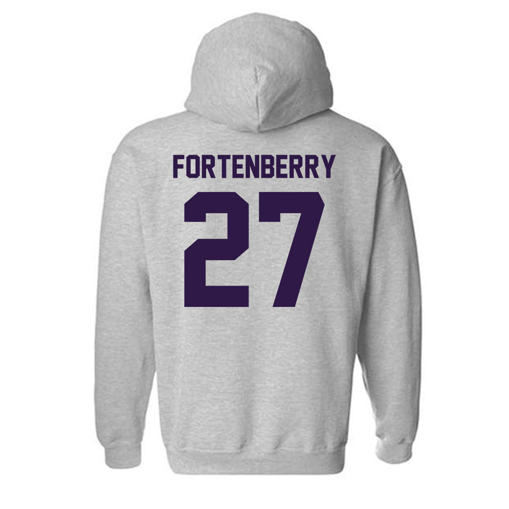 Kansas State - NCAA Baseball : Robert Fortenberry - Classic Shersey Hooded Sweatshirt-1