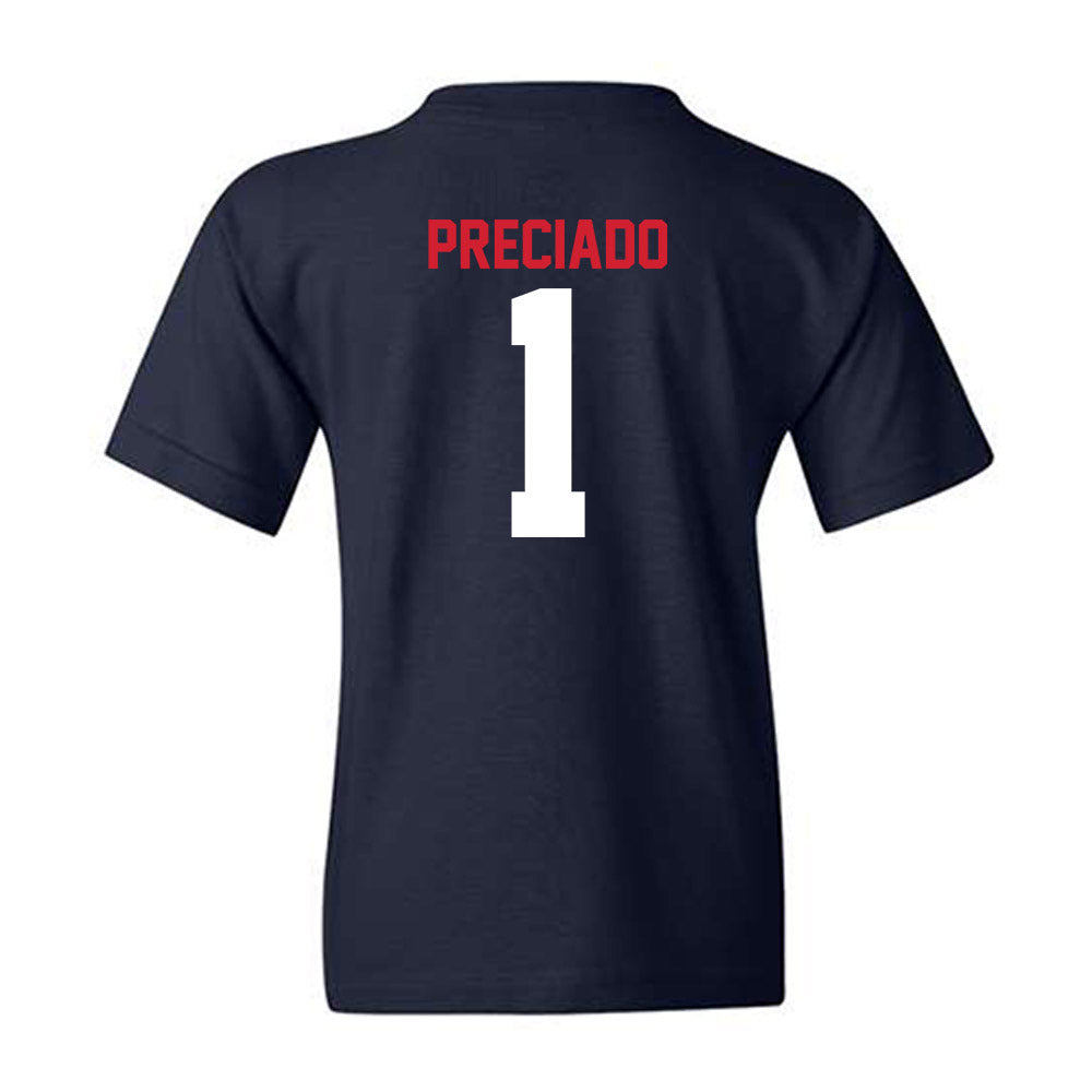 Gonzaga - NCAA Men's Soccer : Chema Preciado - Classic Shersey Youth T-Shirt-1