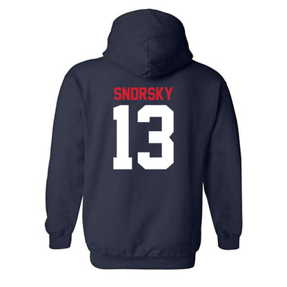 Gonzaga - NCAA Women's Soccer : Samantha Snorsky - Classic Shersey Hooded Sweatshirt-1