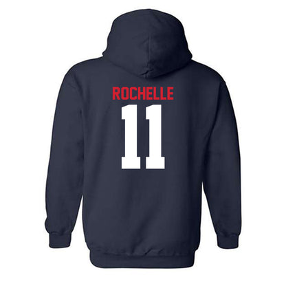 Gonzaga - NCAA Men's Soccer : Talan Rochelle - Classic Shersey Hooded Sweatshirt-1