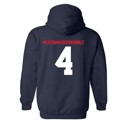Gonzaga - NCAA Men's Soccer : Damoni McKenna-Greenawalt - Classic Shersey Hooded Sweatshirt-1