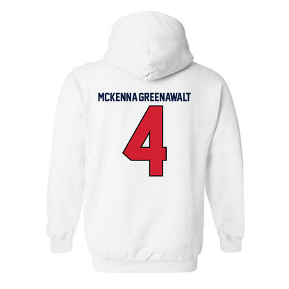 Gonzaga - NCAA Men's Soccer : Damoni McKenna-Greenawalt - Replica Shersey Hooded Sweatshirt-1