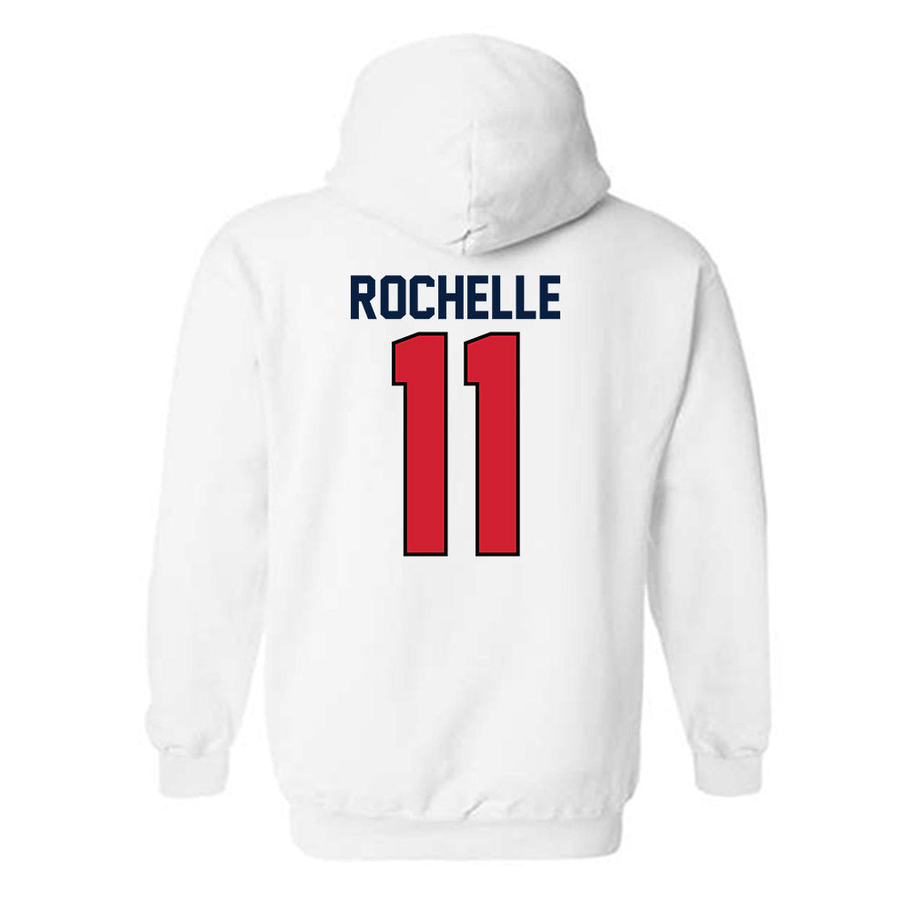 Gonzaga - NCAA Men's Soccer : Talan Rochelle - Replica Shersey Hooded Sweatshirt-1