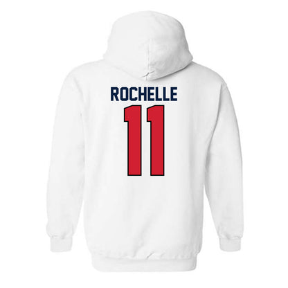 Gonzaga - NCAA Men's Soccer : Talan Rochelle - Replica Shersey Hooded Sweatshirt-1