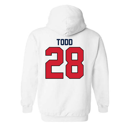 Gonzaga - NCAA Women's Soccer : Emily Todd - Replica Shersey Hooded Sweatshirt-1