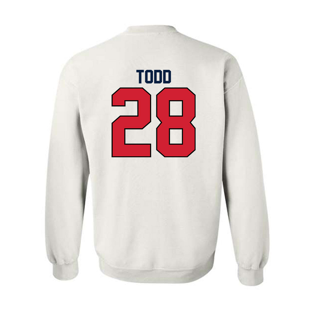 Gonzaga - NCAA Women's Soccer : Emily Todd - Replica Shersey Crewneck Sweatshirt-1