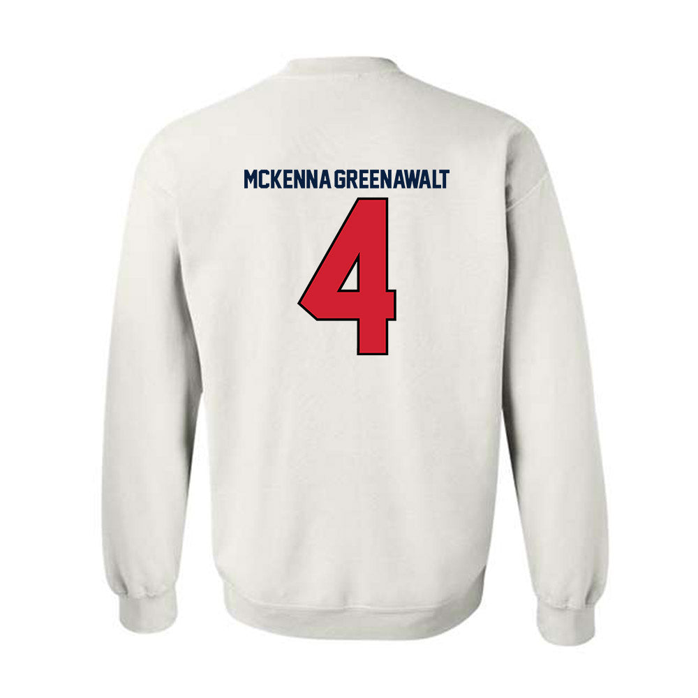 Gonzaga - NCAA Men's Soccer : Damoni McKenna-Greenawalt - Replica Shersey Crewneck Sweatshirt-1