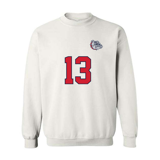 Gonzaga - NCAA Women's Soccer : Samantha Snorsky - Replica Shersey Crewneck Sweatshirt-0