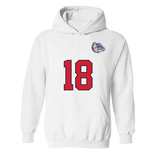 Gonzaga - NCAA Women's Soccer : Shila Rasoul - Replica Shersey Hooded Sweatshirt-0