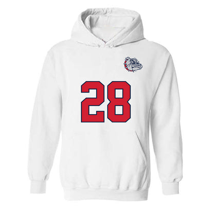 Gonzaga - NCAA Women's Soccer : Emily Todd - Replica Shersey Hooded Sweatshirt-0