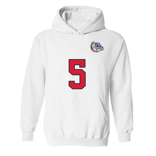 Gonzaga - NCAA Women's Soccer : Summer Chen - Replica Shersey Hooded Sweatshirt-0