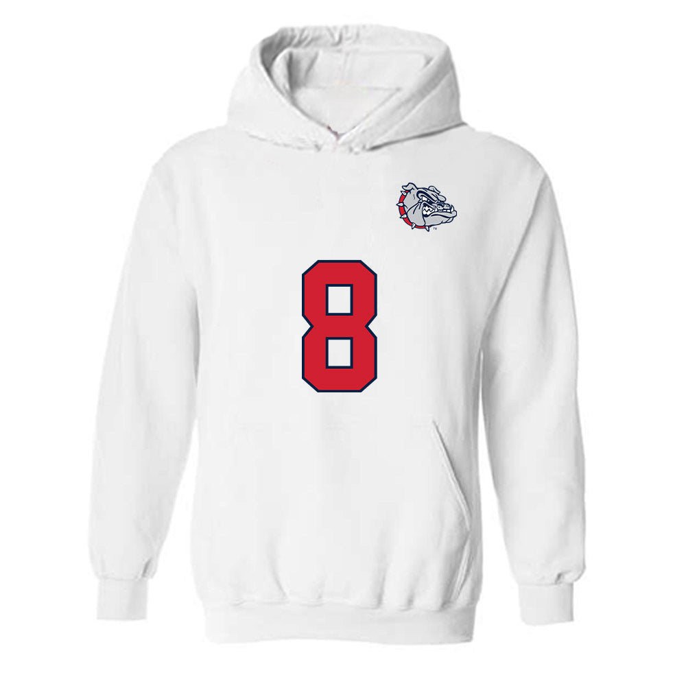 Gonzaga - NCAA Women's Soccer : Anna Rydin - Replica Shersey Hooded Sweatshirt-0