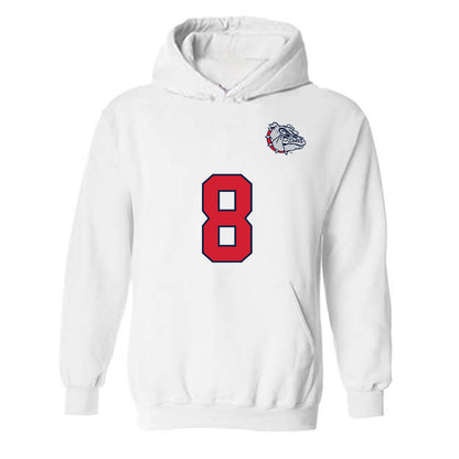 Gonzaga - NCAA Women's Soccer : Anna Rydin - Replica Shersey Hooded Sweatshirt-0