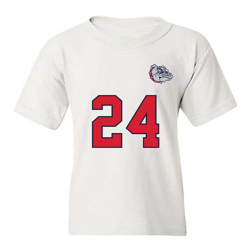 Gonzaga - NCAA Women's Soccer : Addison Dye-Blondell - Replica Shersey Youth T-Shirt-0
