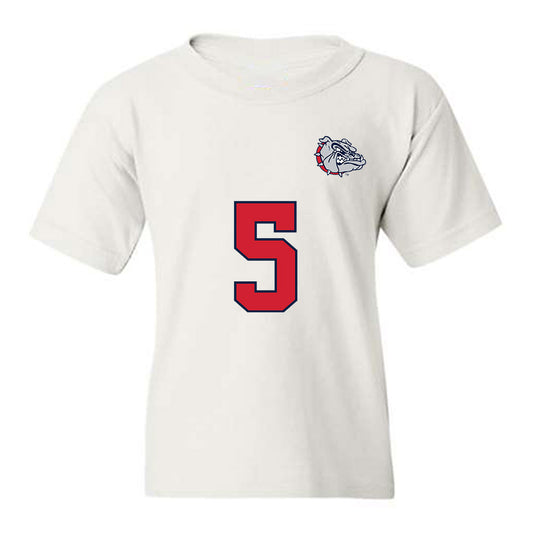 Gonzaga - NCAA Men's Soccer : Terry Watson - Replica Shersey Youth T-Shirt-0