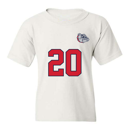 Gonzaga - NCAA Women's Soccer : Harper Boninsegna-Mullins - Replica Shersey Youth T-Shirt-0