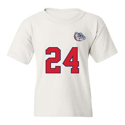 Gonzaga - NCAA Men's Soccer : Morgan Olson - Replica Shersey Youth T-Shirt-0