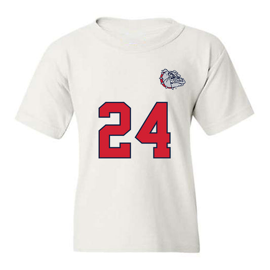 Gonzaga - NCAA Men's Soccer : Morgan Olson - Replica Shersey Youth T-Shirt-0