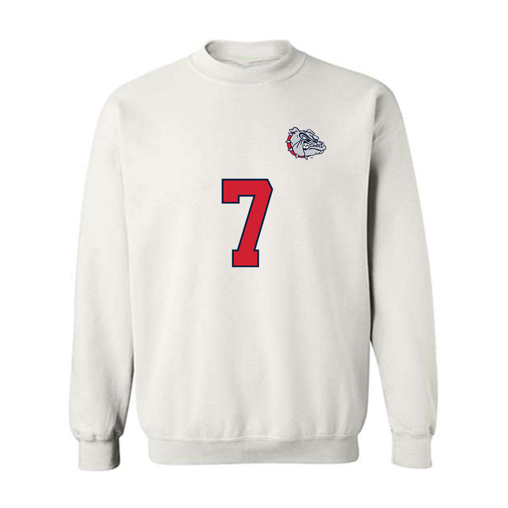 Gonzaga - NCAA Women's Soccer : Brooke Metcalfe - Replica Shersey Crewneck Sweatshirt-0