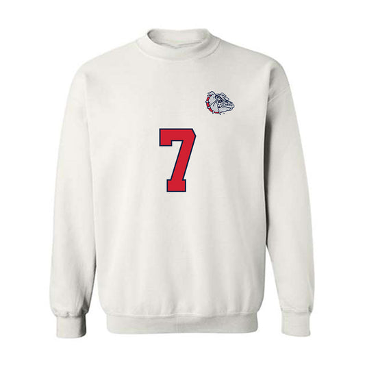 Gonzaga - NCAA Women's Soccer : Brooke Metcalfe - Replica Shersey Crewneck Sweatshirt-0