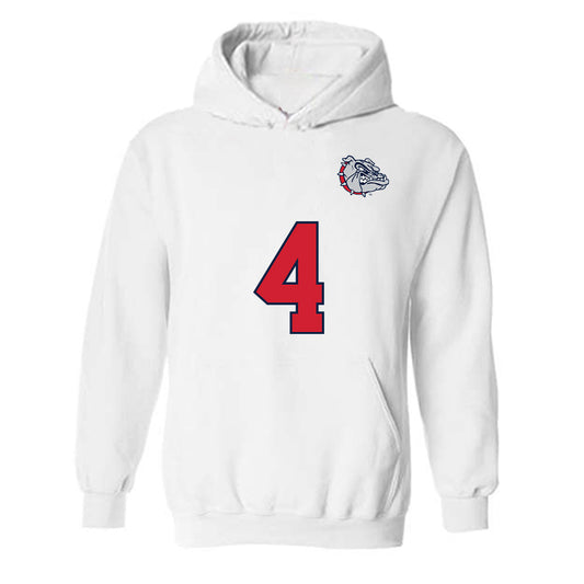 Gonzaga - NCAA Men's Soccer : Damoni McKenna-Greenawalt - Replica Shersey Hooded Sweatshirt-0