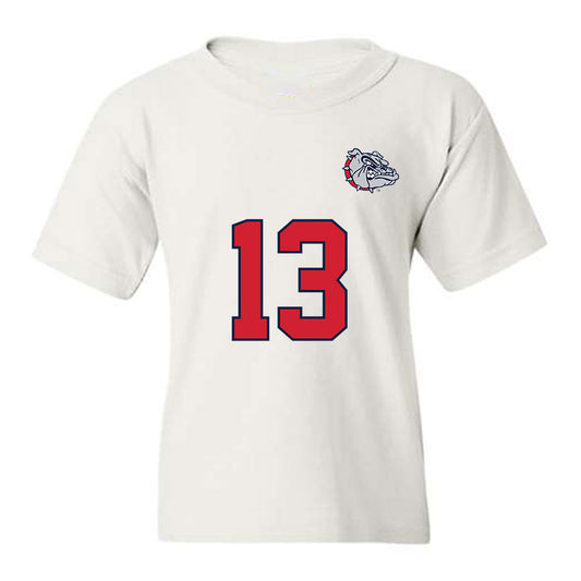 Gonzaga - NCAA Men's Soccer : Nicholas Bianchi - Replica Shersey Youth T-Shirt-0