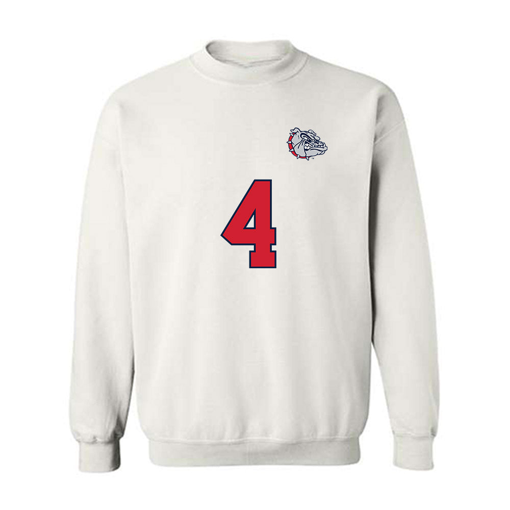 Gonzaga - NCAA Men's Soccer : Damoni McKenna-Greenawalt - Replica Shersey Crewneck Sweatshirt-0