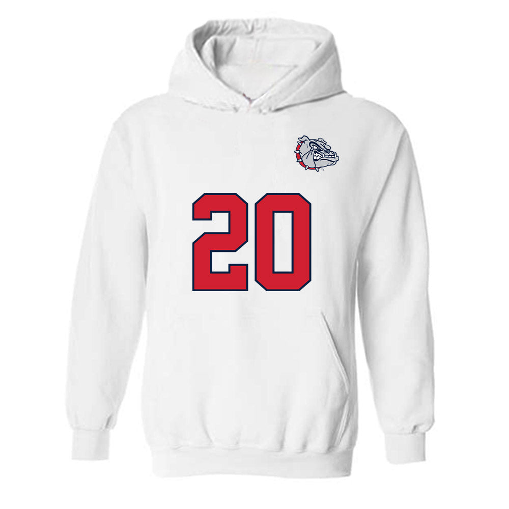 Gonzaga - NCAA Women's Soccer : Harper Boninsegna-Mullins - Replica Shersey Hooded Sweatshirt-0