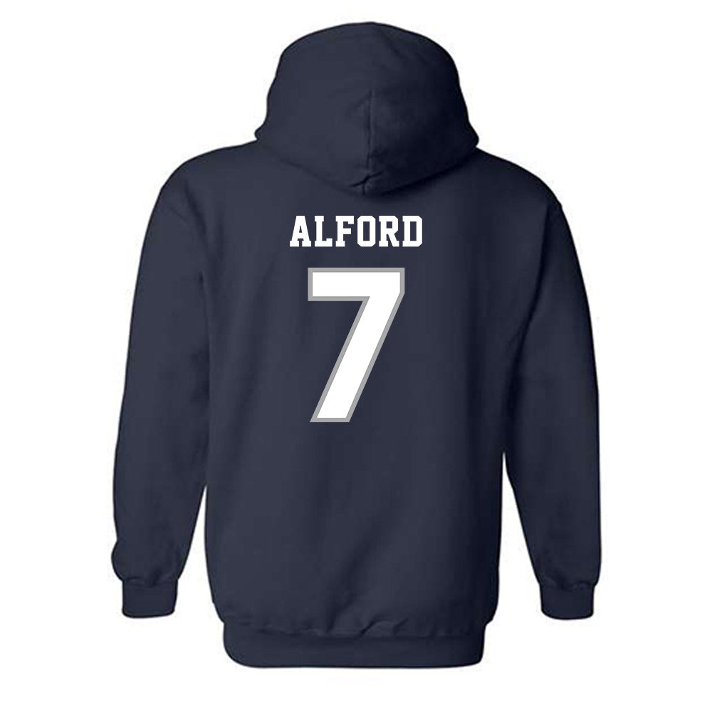 UNF - NCAA Baseball : Seth Alford - Classic Fashion Shersey Hooded Sweatshirt-1