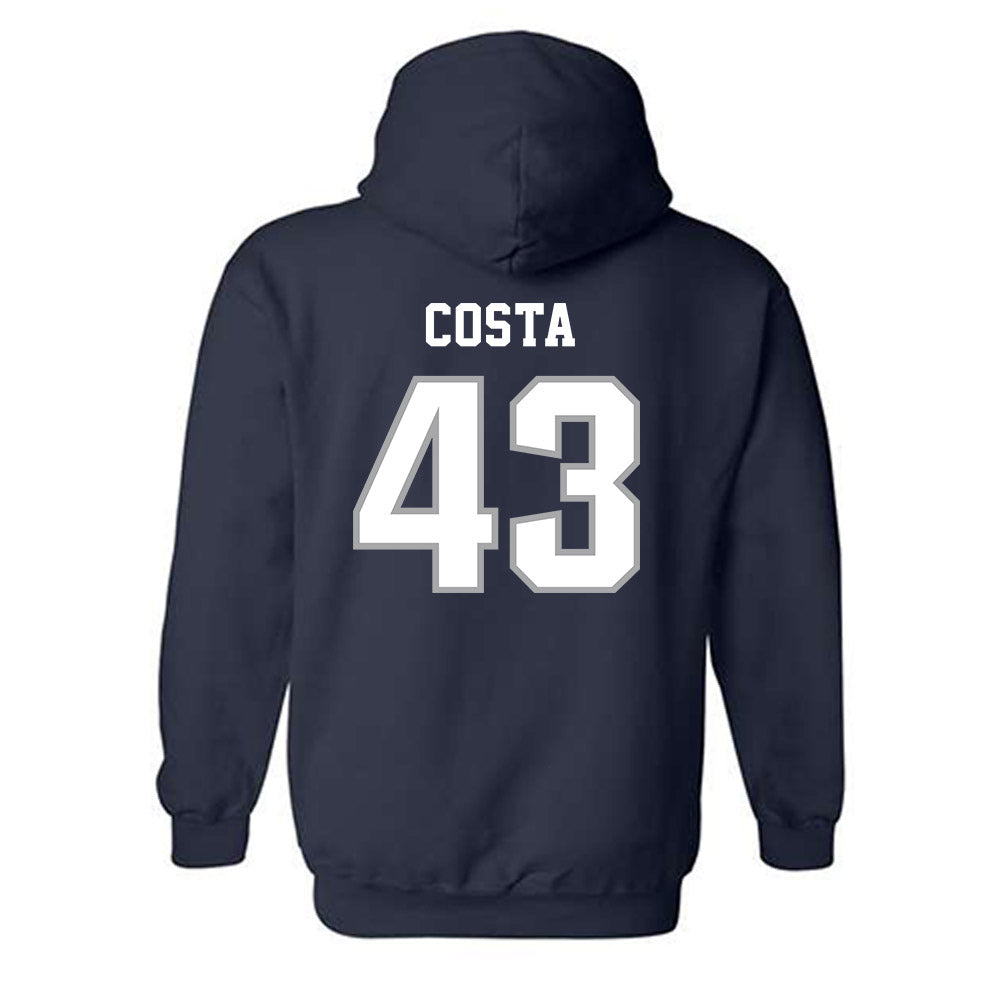 UNF - NCAA Baseball : John Costa - Classic Fashion Shersey Hooded Sweatshirt-1
