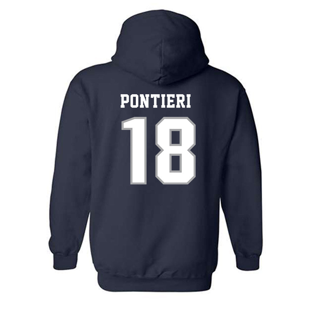 UNF - NCAA Women's Soccer : sophia pontieri - Classic Fashion Shersey Hooded Sweatshirt-1