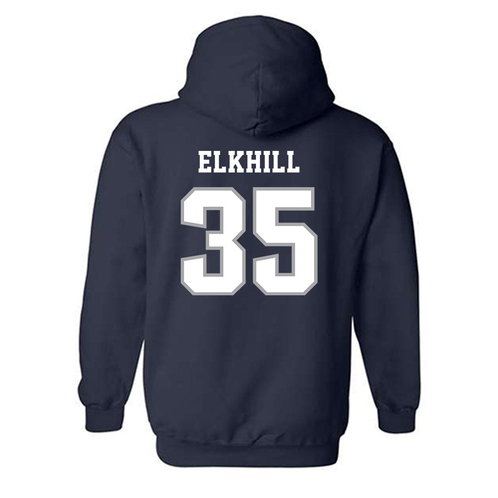 UNF - NCAA Baseball : Andrew Elkhill - Classic Fashion Shersey Hooded Sweatshirt-1
