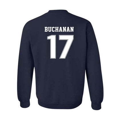 UNF - NCAA Baseball : Drew Buchanan - Classic Fashion Shersey Crewneck Sweatshirt-1