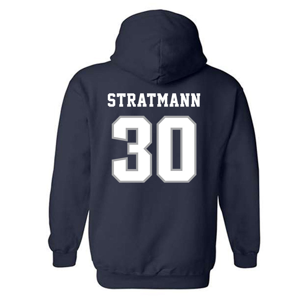 UNF - NCAA Baseball : Austin Stratmann - Classic Fashion Shersey Hooded Sweatshirt-1