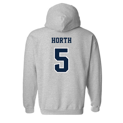 UNF - NCAA Women's Soccer : Skya Horth - Classic Fashion Shersey Hooded Sweatshirt-1