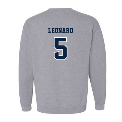 UNF - NCAA Baseball : Cal Leonard - Classic Fashion Shersey Crewneck Sweatshirt-1