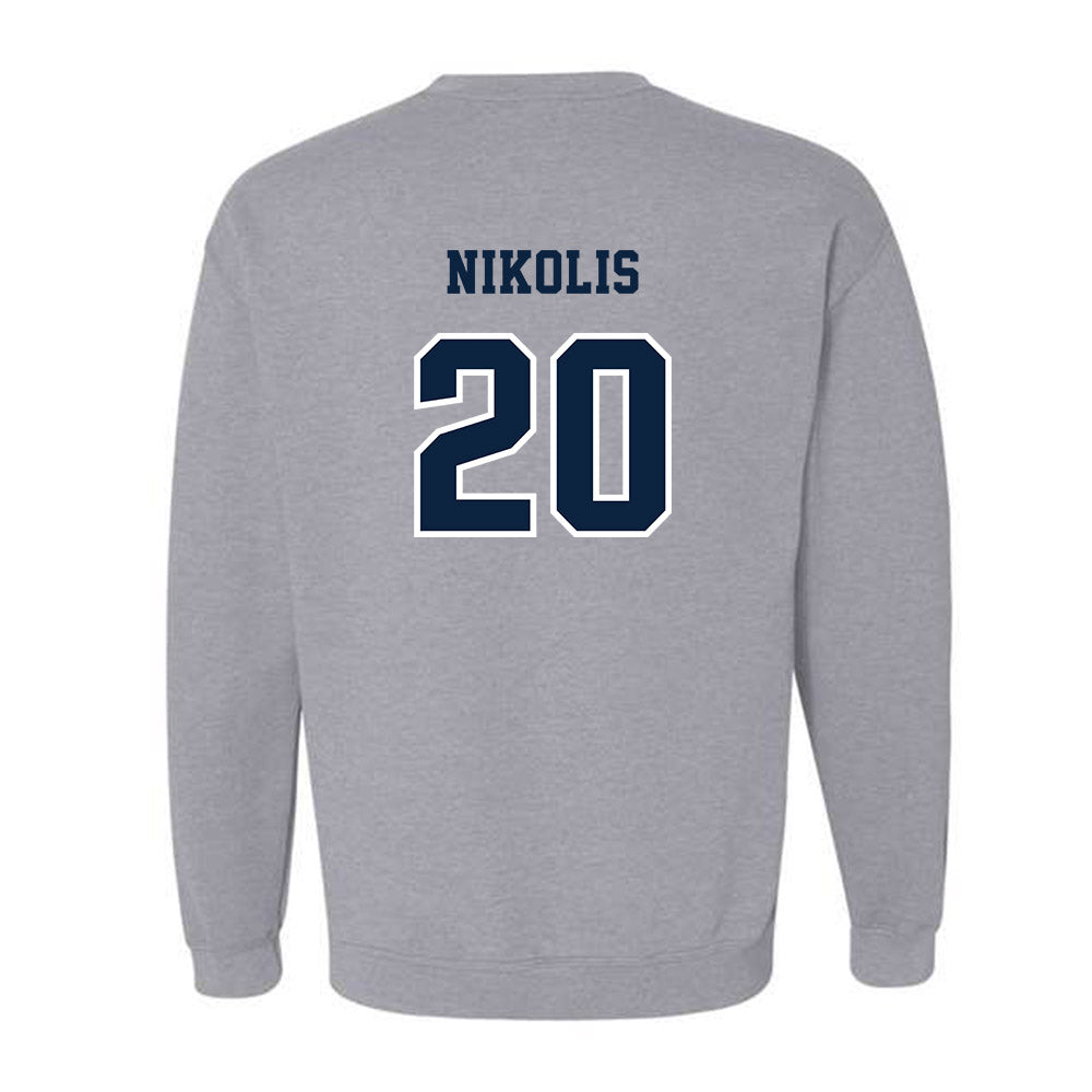 UNF - NCAA Baseball : Trevor Nikolis - Classic Fashion Shersey Crewneck Sweatshirt-1