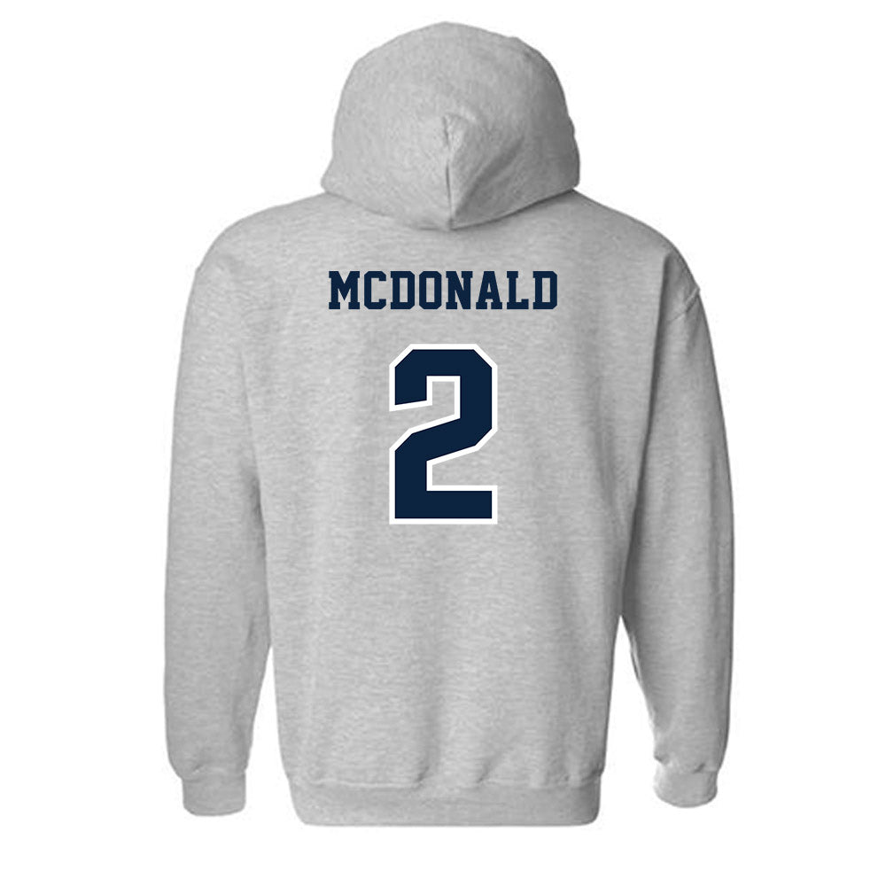 UNF - NCAA Women's Volleyball : Leah McDonald - Classic Fashion Shersey Hooded Sweatshirt-1