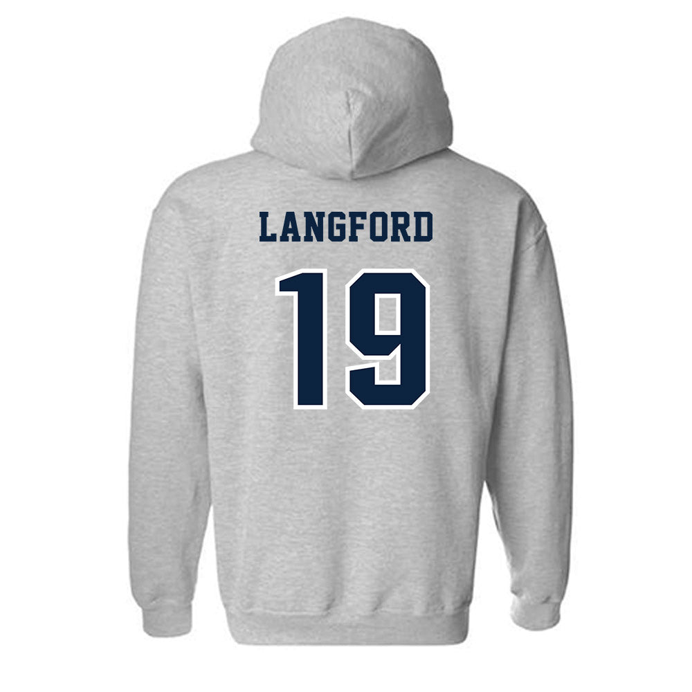 UNF - NCAA Softball : Hallie Langford - Classic Fashion Shersey Hooded Sweatshirt-1