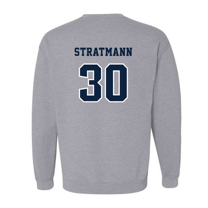 UNF - NCAA Baseball : Austin Stratmann - Classic Fashion Shersey Crewneck Sweatshirt-1