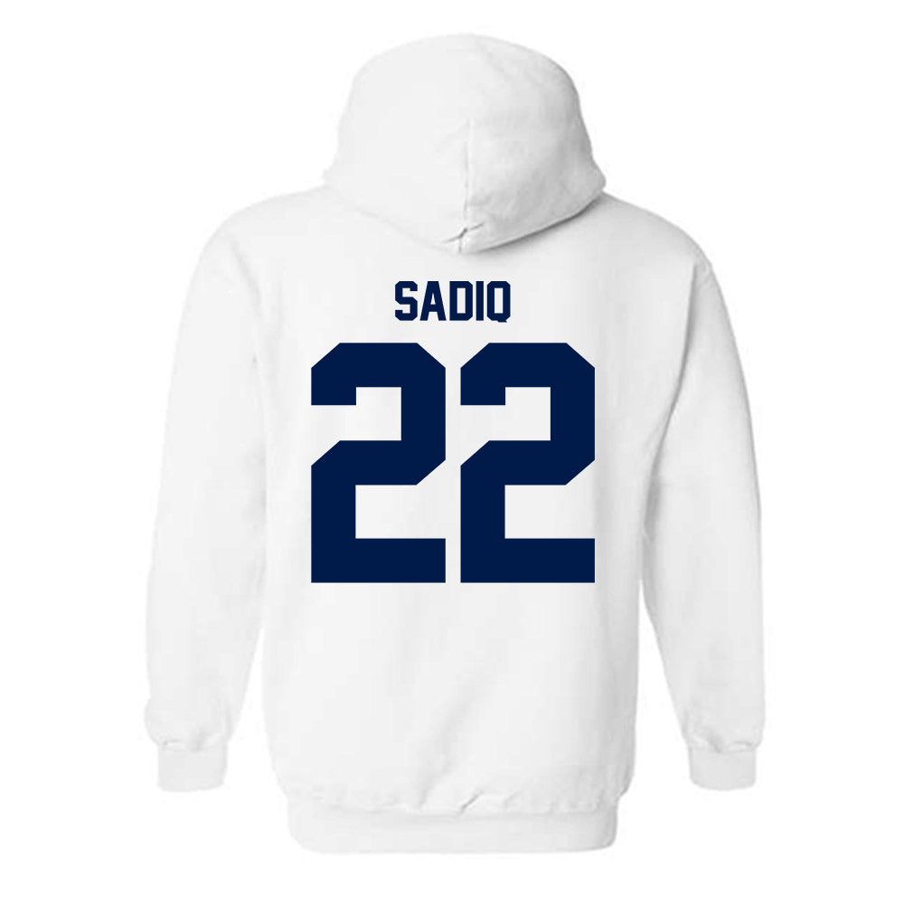 UNF - NCAA Men's Soccer : Kadin Sadiq - Classic Fashion Shersey Hooded Sweatshirt-1