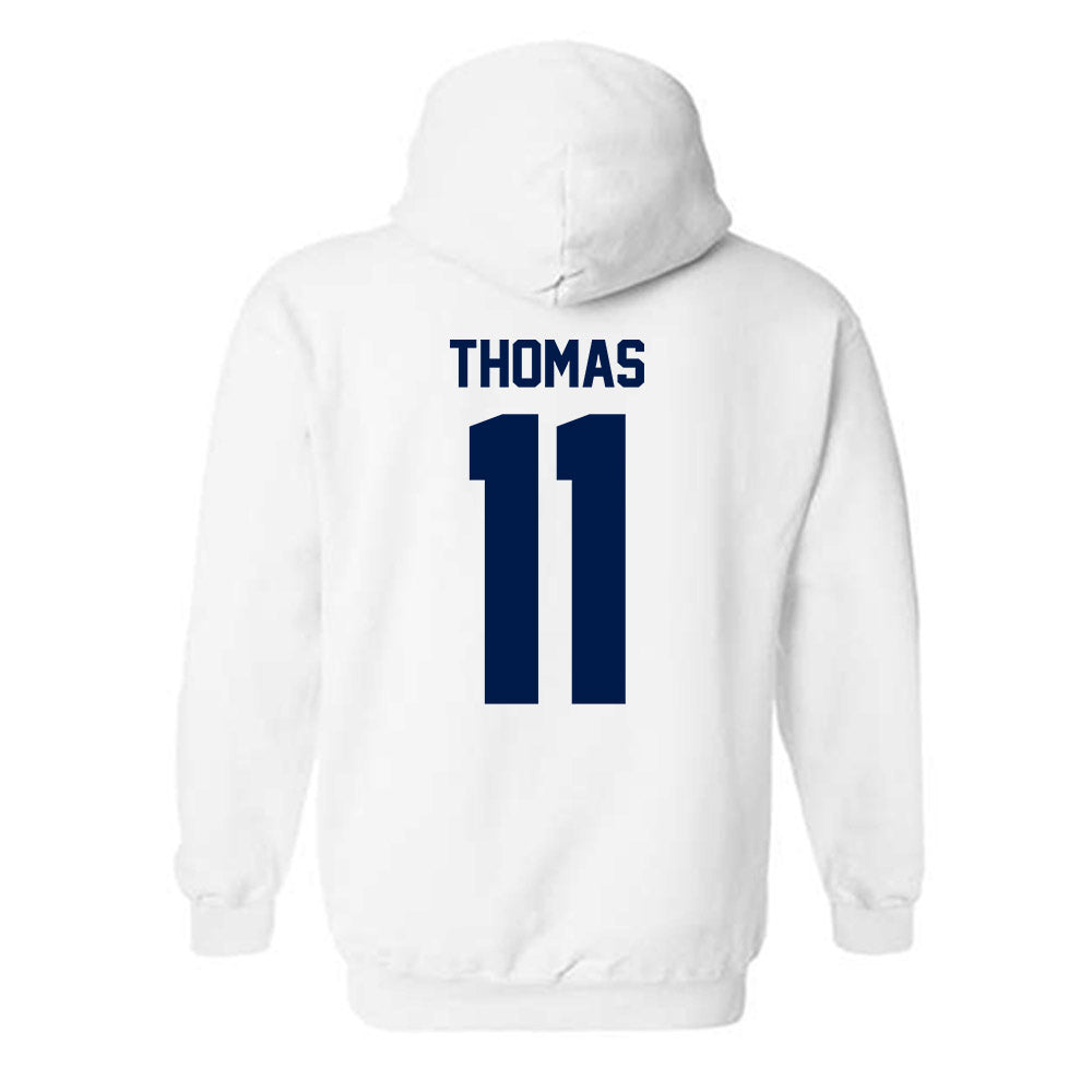 UNF - NCAA Women's Soccer : Peyton Thomas - Classic Fashion Shersey Hooded Sweatshirt-1