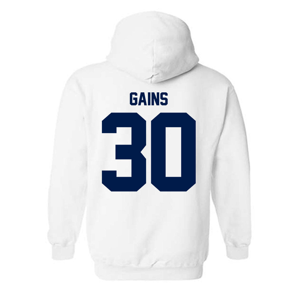 UNF - NCAA Men's Soccer : Austin Gains - Classic Fashion Shersey Hooded Sweatshirt-1