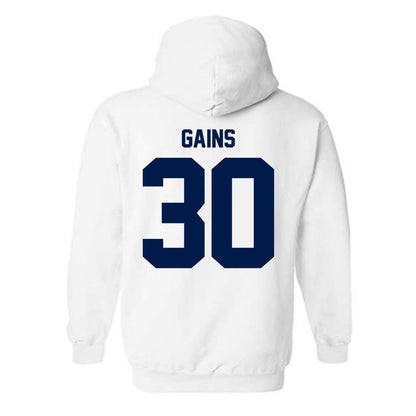 UNF - NCAA Men's Soccer : Austin Gains - Classic Fashion Shersey Hooded Sweatshirt-1