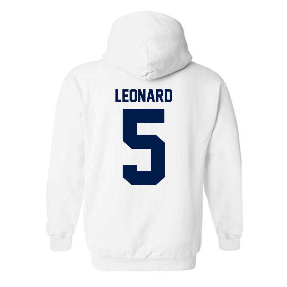 UNF - NCAA Baseball : Cal Leonard - Classic Fashion Shersey Hooded Sweatshirt-1