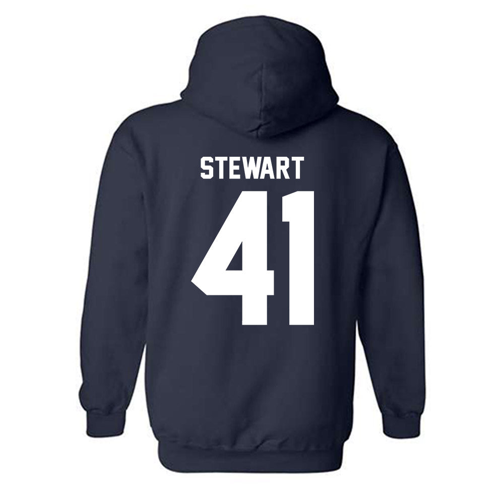 UNF - NCAA Baseball : Jeremiah Stewart - Classic Fashion Shersey Hooded Sweatshirt-1