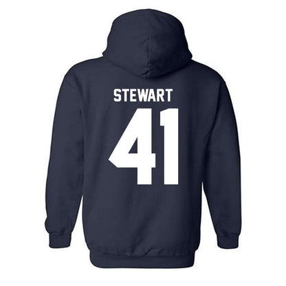 UNF - NCAA Baseball : Jeremiah Stewart - Classic Fashion Shersey Hooded Sweatshirt-1
