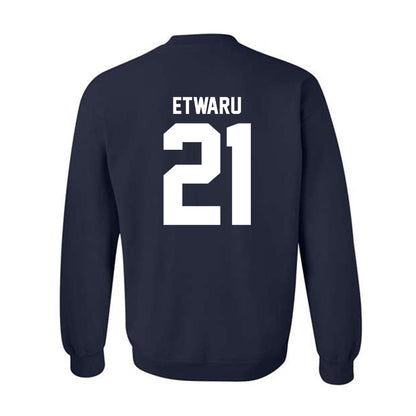 UNF - NCAA Baseball : Kai Etwaru - Classic Fashion Shersey Crewneck Sweatshirt-1