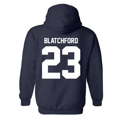 UNF - NCAA Women's Basketball : Elle Blatchford - Classic Fashion Shersey Hooded Sweatshirt-1