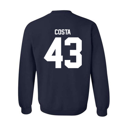 UNF - NCAA Baseball : John Costa - Classic Fashion Shersey Crewneck Sweatshirt-1